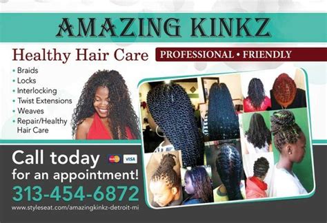 amazing kinks detroit mi|amazing kinkz hair studio.